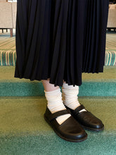 Ramie knitted pile socks